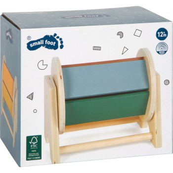 ROTĒJOŠS CILINDRS AR IEBŪVĒTU KOKA BUMBIŅU - SMALL FOOT