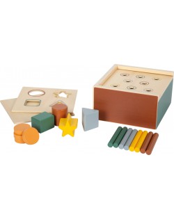 MONTESORI FORMU SASKAŅOŠANAS ŠĶIROŠANAS SPĒLE - SMALL FOOT