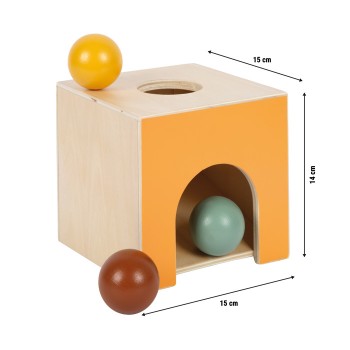 MONTESSORI WOODEN BALL BOX - SMALL FOOT MONTESSORI WOODEN BALL BOX - SMALL FOOT