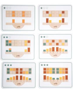 LĪDZSVARA SPĒLE MONTESORI MĀCĪBU MATERIĀLS - SMALL FOOT