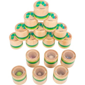 KLAUSĪŠANĀS ATMIŅAS SPĒLE THE VERY HUNGRY CATERPILLAR - SMALL FOOT