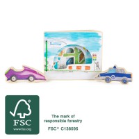 INTERAKTĪVA KOKA BILŽU GRĀMATA POLICIJA - SMALL FOOT