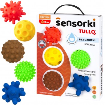Sensory balls, without holes, 5 pcs. - TULLO Sensory balls, without holes, 5 pcs. - TULLO
