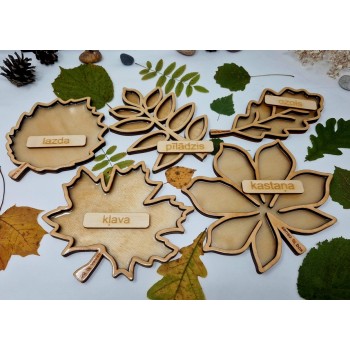 Sensoro Dēlīšu Komplekts Rudens Lapas