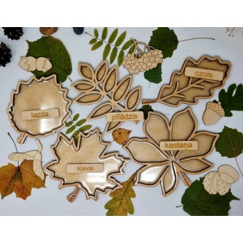 Sensoro Dēlīšu Komplekts Rudens Lapas