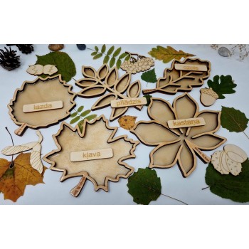 Sensoro Dēlīšu Komplekts Rudens Lapas