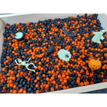 HALLOWEEN CLASSIC, KRĀSOTU ZIRŅU MAISĪJUMS, SENSORO ROTAĻU MATERIĀLS, BĀZE - OUWAKIDS