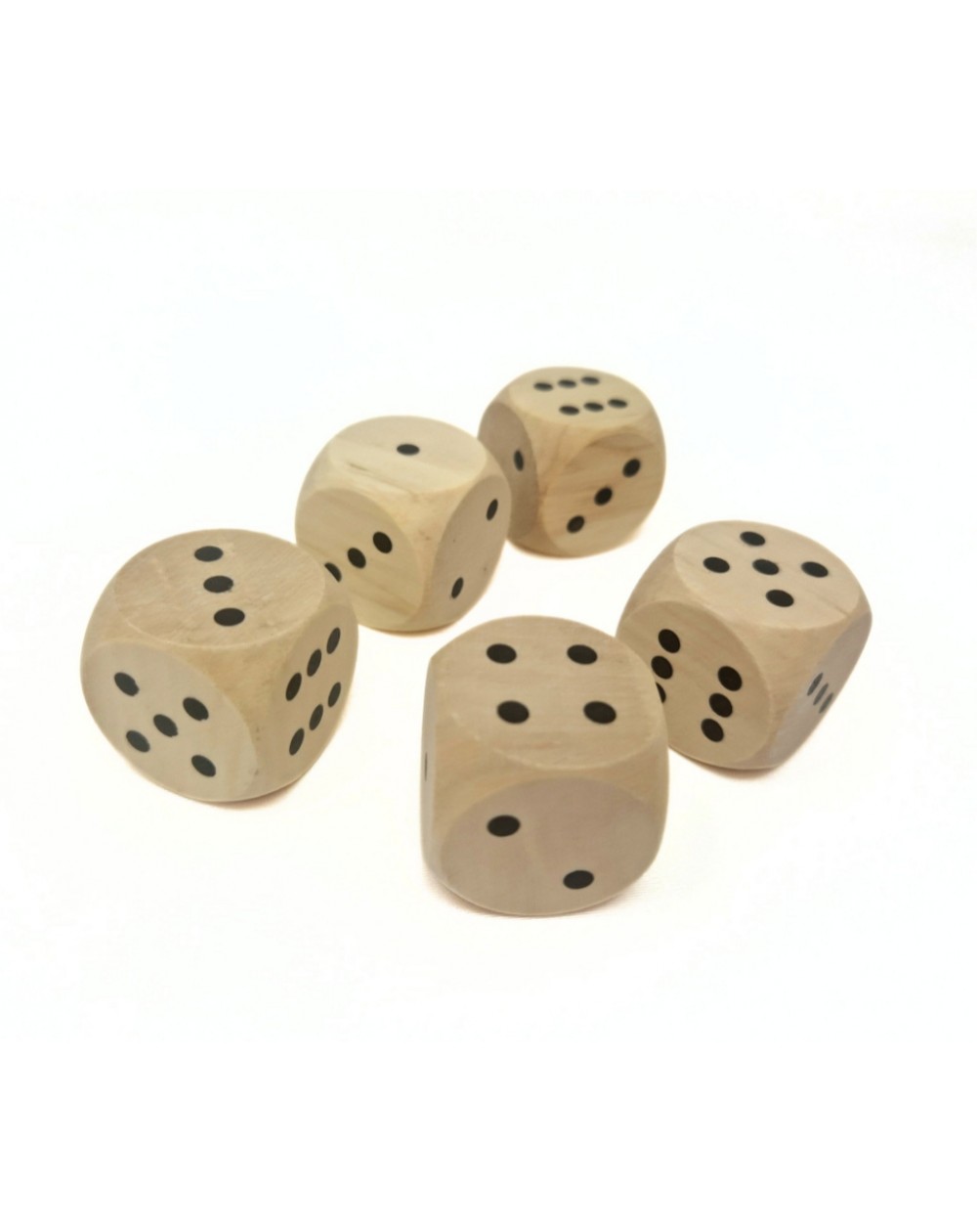 LIELA IZMĒRA KOKA METAMIE KAULIŅI 3 X 3 CM,  KOMPLEKTS 5 GABALI - OUWAKIDS