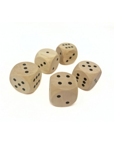 LIELA IZMĒRA KOKA METAMIE KAULIŅI 3 X 3 CM,  KOMPLEKTS 5 GABALI - OUWAKIDS