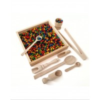 MONTESORI SENSORAIS KOKA RĪKU KOMPLEKTS START - OUWAKIDS MONTESORI SENSORAIS KOKA RĪKU KOMPLEKTS START - OUWAKIDS