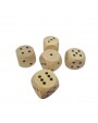 LIELA IZMĒRA KOKA METAMIE KAULIŅI 3 X 3 CM,  KOMPLEKTS 5 GABALI - OUWAKIDS