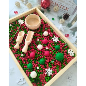 RED CHRISTMAS SENSORO ROTAĻU KOMPLEKTS - OUWAKIDS