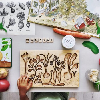 Sensorais Dēlītis Dārzeņi