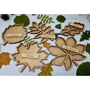 Sensoro Dēlīšu Komplekts Rudens Lapas