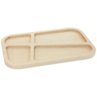 KOKA PAPLĀTE AR 4 NODALĪJUMIEM - OUWAKIDS