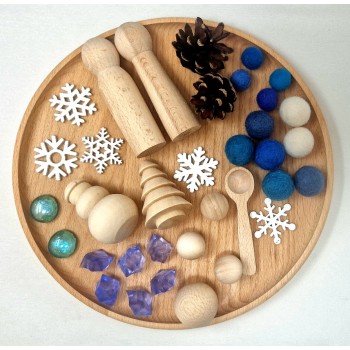 Sensory Play Set Mini Winter Wonderland - OUWAKIDS