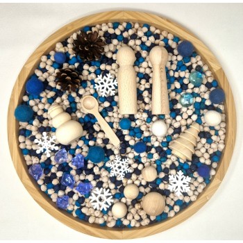 Sensory Play Set Mini Winter Wonderland - OUWAKIDS