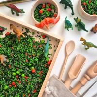 DINO LAND EXPLORER SENSORY PLAY SET FOR CHILDREN - OUWKIDS