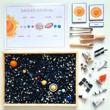 KOSMOSA PĒTNIEKS, LIELAIS SENSORO SPĒĻU KOMPLEKTS - OUWKIDS