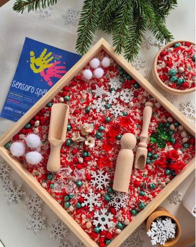 SVĒTKU KONFETTI, SENSORO SPĒĻU KOMPLEKTS - OUWAKIDS