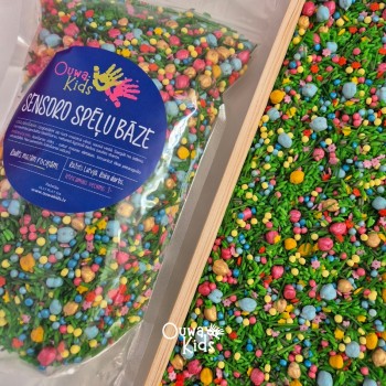 ZIEDOŠĀ PĻAVA, SENSORO SPĒĻU BĀZE, MAISĪJUMS - OUWKIDS