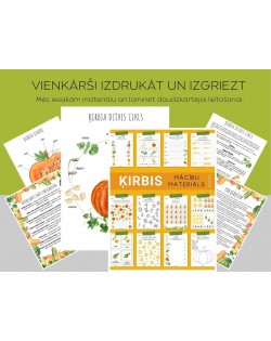 DIGITĀLS MĀCĪBU MATERIĀLS ĶIRBIS 30 LAPAS - OUWAKIDS