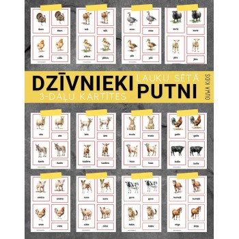 DZĪVNIEKI UN PUTNI LAUKU SĒTĀ, DIGITĀLS MATERIĀLS - OUWAKIDS