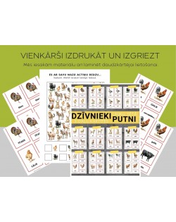 DZĪVNIEKI UN PUTNI LAUKU SĒTĀ, MAZIE UN LIELIE BURTI, DIGITĀLS MATERIĀLS - OUWAKIDS DZĪVNIEKI UN PUTNI LAUKU SĒTĀ, MAZIE UN LIELIE BURTI, DIGITĀLS MATERIĀLS - OUWAKIDS