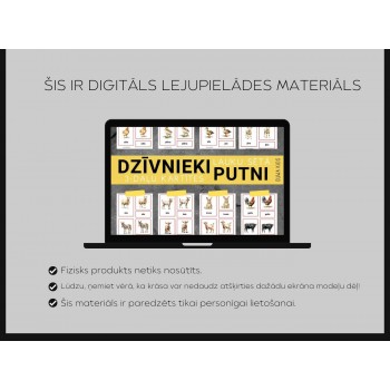 DZĪVNIEKI UN PUTNI LAUKU SĒTĀ, DIGITĀLS MATERIĀLS - OUWAKIDS