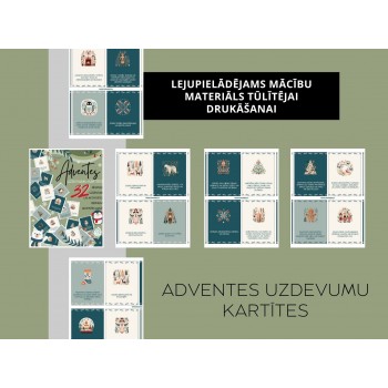 ADVENT CALENDAR TASKS, 32 CARDS, DIGITAL MATERIAL - OUWAKIDS