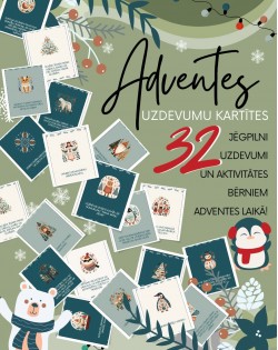 ADVENTES KALENDĀRA UZDEVUMI, 32 KARTĪTES, DIGITĀLS MATERIĀLS - OUWAKIDS