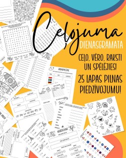 BĒRNU CEĻOJUMA DIENASGRĀMATA – 25 LAPAS AR UZDEVUMIEM, SPĒLĒM, AKTIVITĀTĒM, DIGITĀLS MATERIĀLS - OUWAKIDS