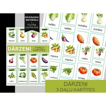 3-PART CARD GARDENERS, DIGITAL MATERIAL - OUWAKIDS 3-PART CARD GARDENERS, DIGITAL MATERIAL - OUWAKIDS