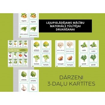 3-PART CARD GARDENERS, DIGITAL MATERIAL - OUWAKIDS 3-PART CARD GARDENERS, DIGITAL MATERIAL - OUWAKIDS