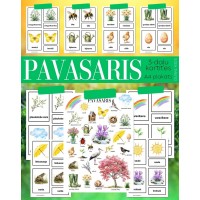 PAVASARIS, PLAKĀTS UN 3-DAĻU KARTĪTES, ATGĀDNES, DIGITĀLS MATERIĀLS - OUWAKIDS PAVASARIS, PLAKĀTS UN 3-DAĻU KARTĪTES, ATGĀDNES, DIGITĀLS MATERIĀLS - OUWAKIDS