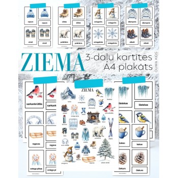 ZIEMA, PLAKĀTS UN 3-DAĻU KARTĪTES, ATGĀDNES, DIGITĀLS MATERIĀLS - OUWAKIDS ZIEMA, PLAKĀTS UN 3-DAĻU KARTĪTES, ATGĀDNES, DIGITĀLS MATERIĀLS - OUWAKIDS