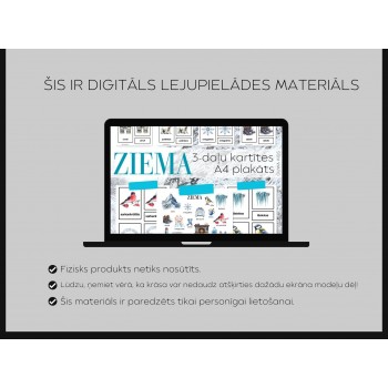 ZIEMA, PLAKĀTS UN 3-DAĻU KARTĪTES, ATGĀDNES, DIGITĀLS MATERIĀLS - OUWAKIDS ZIEMA, PLAKĀTS UN 3-DAĻU KARTĪTES, ATGĀDNES, DIGITĀLS MATERIĀLS - OUWAKIDS