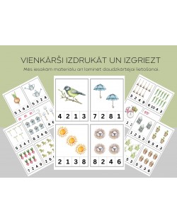 Knaģu Kartītes "Pavasara Cipari" - OUWAKIDS