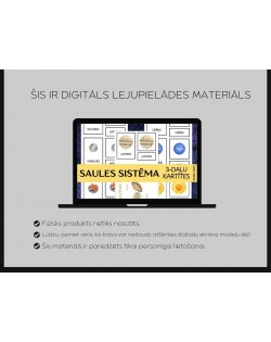 SAULES SISTĒMA 3-DAĻU KARTĪTES UN PLAKĀTS, DIGITĀLS MATERIĀLS - OUWAKIDS SAULES SISTĒMA 3-DAĻU KARTĪTES UN PLAKĀTS, DIGITĀLS MATERIĀLS - OUWAKIDS