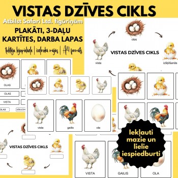 VISTAS DZĪVES CIKLS, DIGITĀLS MATERIĀLS - OUWAKIDS