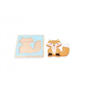 Wooden Puzzle Fox - LELIN