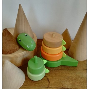 Wooden Tower, Dinosaur Arthur - EGMONT TOYS Wooden Tower, Dinosaur Arthur - EGMONT TOYS