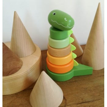 Wooden Tower, Dinosaur Arthur - EGMONT TOYS Wooden Tower, Dinosaur Arthur - EGMONT TOYS