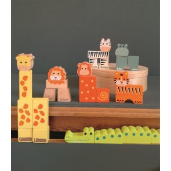 Wooden blocks Animals