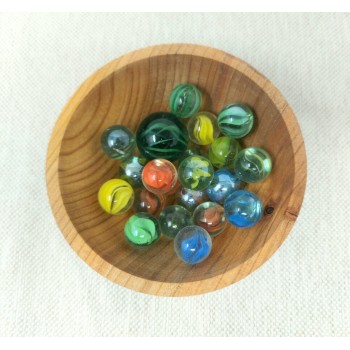 Glass balls GreenBig 21 pcs.