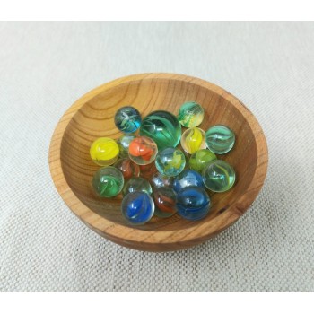 Glass balls GreenBig 21 pcs.