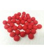 Vilnas Filca Bumbiņas Sarkanas 2 cm