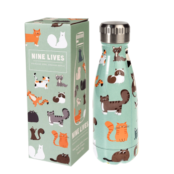 Stainless steel bottle Nine Lives 260 ml