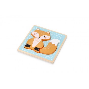 Wooden Puzzle Fox - LELIN