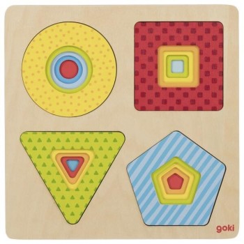 Layered Puzzle Geometric Shapes - GOKI